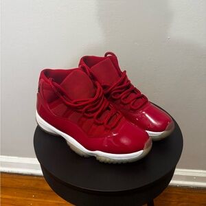 All Red Nike Jordan 11s